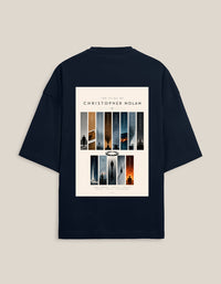 Films of Christopher Nolan Unisex Terry Oversized Tee