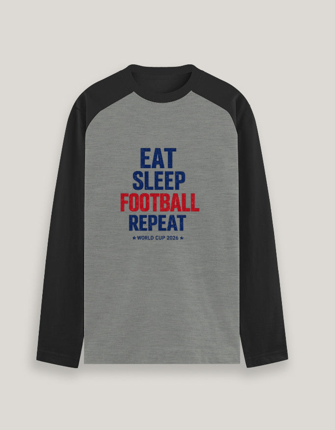 Footbal Love Unisex Raglan T-Shirt — Estuary Store