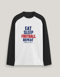Footbal Love Unisex Raglan T-Shirt