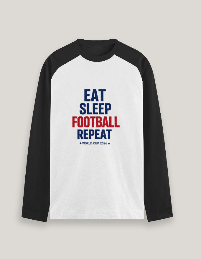 Footbal Love Unisex Raglan T-Shirt — Estuary Store