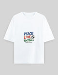 Love Football Unisex Oversized Classic T-Shirt — Estuary Store