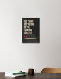 Whiplash Acrylic Poster — Estuary Store
