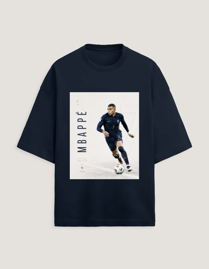 Mbappe Unisex Terry Oversized Tee — Estuary Store