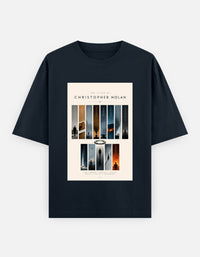 Films of Christopher Nolan Oversized DTG Classic T-Shirt