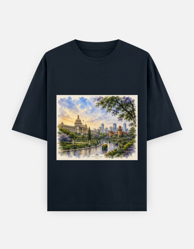 Bangalore — Unisex Oversized T-Shirt | The Confluence Series