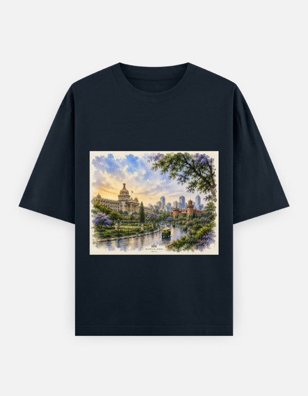Bangalore — Unisex Oversized T-Shirt | The Confluence Series