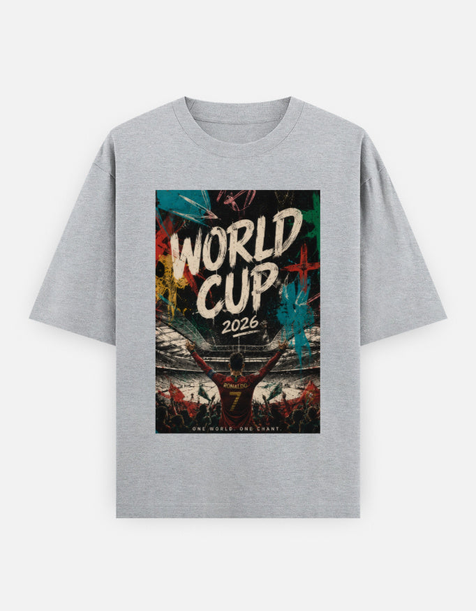 Ronaldo WC26 — Unisex Oversized T-Shirt — Estuary Store