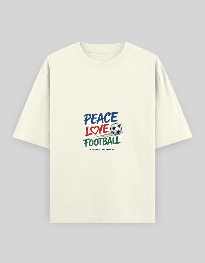 Love Football Unisex Oversized Classic T-Shirt — Estuary Store
